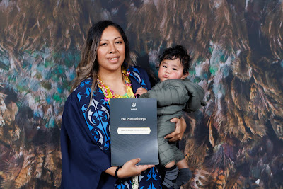 Photo from the TWoA Tāmaki Makaurau 2023 Graduations (Ceremony 1 @ 10am), held at the Due Drop Events Centre, Manukau, Auckland, New Zealand on Wednesday, 7 June, 2023. Photo: Mike Walen / KeyImagery Photography. Copyright: © Te Wānanga o Aotearoa.