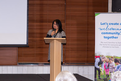 Photo from the 2022 Hamilton City Council Welcoming Week Launch held in the Reception Lounge at Hamilton City Council, Hamilton, Waikato, New Zealand. Taken: Friday, 9 September, 2022. Photography: Paul Melton for KeyImagery Photography. Copyright: © Hamilton City Council.