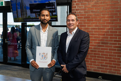Photo from the HCC NZ Citizenship Ceremony (Morning) held in The Atrium, Wintec/Te Pukenga, Hamilton, Waikato, New Zealand at 10:00am on Monday, 12 February, 2024. Photo: Mike Walen / KeyImagery Photography. Copyright: © Hamilton City Council.