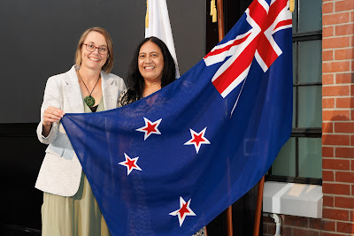 Photo from the HCC NZ Citizenship Ceremony 2 (Afternoon) held at The Atrium, Wintec/Te Pukenga, Hamilton, Waikato, New Zealand at 3:30pm on Monday, 11 March, 2024. Photo: Mike Walen / KeyImagery Photography. Copyright: © Hamilton City Council.