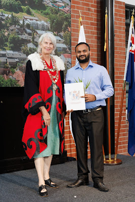 Photo from the HCC NZ Citizenship Ceremony 2 (Afternoon) held at The Atrium, Wintec/Te Pukenga, Hamilton, Waikato, New Zealand at 3:30pm on Monday, 11 March, 2024. Photo: Mike Walen / KeyImagery Photography. Copyright: © Hamilton City Council.