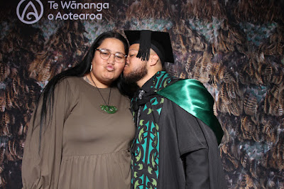 Booth photo from the TWoA Tainui 2021 Graduations (Friday - Ceremony 3),  held at Elim Church, Te Rapa, Hamilton, New Zealand. Taken: Friday 23 April 2021. Photo: InstaBooth / KeyImagery Photography. Copyright: © Te Wānanga o Aotearoa.