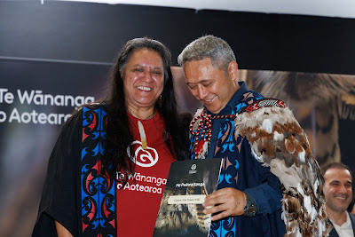 Photo from the TWoA Te Tai Tokerau (Kaitaia) 2025 Graduation held at Te Kura Kaupapa Maori o Pukemiro in Kaitaia, Northland, New Zealand on Monday, 14 April, 2025. Photo by Mike Walen / KeyImagery Photography. Copyright: © 2025 Te Wānanga o Aotearoa.