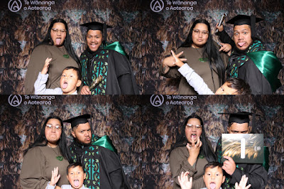 Booth photo from the TWoA Tainui 2021 Graduations (Friday - Ceremony 3),  held at Elim Church, Te Rapa, Hamilton, New Zealand. Taken: Friday 23 April 2021. Photo: InstaBooth / KeyImagery Photography. Copyright: © Te Wānanga o Aotearoa.