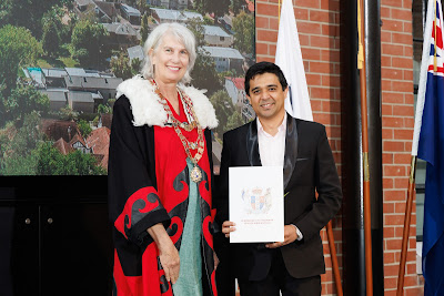 Photo from the HCC NZ Citizenship Ceremony 2 (Afternoon) held at The Atrium, Wintec/Te Pukenga, Hamilton, Waikato, New Zealand at 3:30pm on Monday, 11 March, 2024. Photo: Mike Walen / KeyImagery Photography. Copyright: © Hamilton City Council.