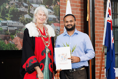 Photo from the HCC NZ Citizenship Ceremony 2 (Afternoon) held at The Atrium, Wintec/Te Pukenga, Hamilton, Waikato, New Zealand at 3:30pm on Monday, 11 March, 2024. Photo: Mike Walen / KeyImagery Photography. Copyright: © Hamilton City Council.