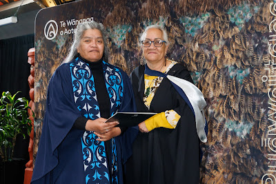Photo from the TWoA Waiariki 2023 Graduations (Waiwhero), held at Te Puia, Rotorua, Bay of Plenty, New Zealand on Friday, 12 May, 2023. Photo: Mike Walen / KeyImagery Photography. Copyright: © Te Wānanga o Aotearoa.