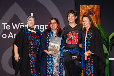 Photo from Ceremony 2 of the TWoA Tāmaki Makaurau 2025 Graduations (May 2025) held at the Mangere Arts Centre in Auckland, New Zealand on Monday, 26 May, 2025. Photo by Mike Walen / KeyImagery Photography. Copyright: © 2025 Te Wānanga o Aotearoa.