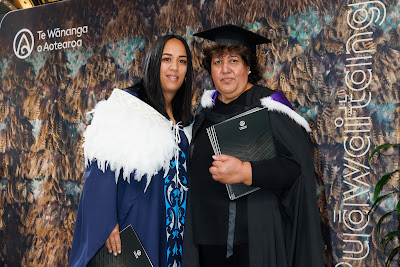Photo from the TWoA Waiariki 2023 Graduations (Waiwhero), held at Te Puia, Rotorua, Bay of Plenty, New Zealand on Friday, 12 May, 2023. Photo: Mike Walen / KeyImagery Photography. Copyright: © Te Wānanga o Aotearoa.