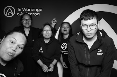 Photo from the TWoA Tāmaki Makaurau 2023 November Graduations (Ceremony 2 @ 6pm), held at the Due Drop Events Centre, Manukau, Auckland, New Zealand on Tuesday, 28 November, 2023. Photo: InstaBooth by KeyImagery Photography. Copyright: © Te Wānanga o Aotearoa.