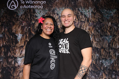 Booth photo from the TWoA Tainui 2021 Graduations (Friday - Ceremony 3),  held at Elim Church, Te Rapa, Hamilton, New Zealand. Taken: Friday 23 April 2021. Photo: InstaBooth / KeyImagery Photography. Copyright: © Te Wānanga o Aotearoa.