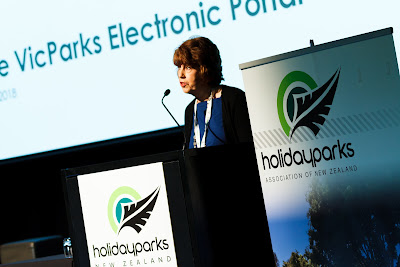 Photo from the 2018 Holiday Parks Association of New Zealand Conference at Claudelands Event Centre, Hamilton, New Zealand. Taken: Thursday, 26 July 2018. Photography: Mike Walen / KeyImagery Photography. Copyright: © Holiday Parks Association of New Zealand.