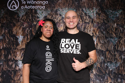 Booth photo from the TWoA Tainui 2021 Graduations (Friday - Ceremony 3),  held at Elim Church, Te Rapa, Hamilton, New Zealand. Taken: Friday 23 April 2021. Photo: InstaBooth / KeyImagery Photography. Copyright: © Te Wānanga o Aotearoa.