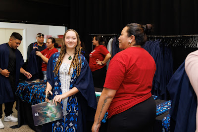 Photo from Ceremony 1 of the TWoA Tāmaki Makaurau 2025 Graduations (May 2025) held at the Mangere Arts Centre in Auckland, New Zealand on Monday, 26 May, 2025. Photo by Mike Walen / KeyImagery Photography. Copyright: © 2025 Te Wānanga o Aotearoa.