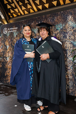 Photo from the TWoA Waiariki 2023 Graduations (Waiwhero), held at Te Puia, Rotorua, Bay of Plenty, New Zealand on Friday, 12 May, 2023. Photo: Mike Walen / KeyImagery Photography. Copyright: © Te Wānanga o Aotearoa.