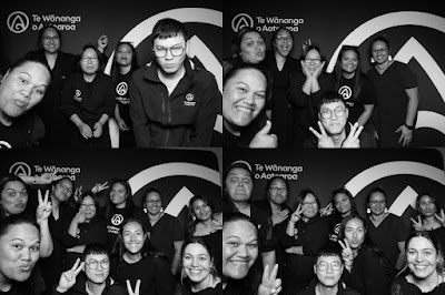 Photo from the TWoA Tāmaki Makaurau 2023 November Graduations (Ceremony 2 @ 6pm), held at the Due Drop Events Centre, Manukau, Auckland, New Zealand on Tuesday, 28 November, 2023. Photo: InstaBooth by KeyImagery Photography. Copyright: © Te Wānanga o Aotearoa.