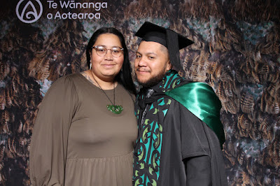 Booth photo from the TWoA Tainui 2021 Graduations (Friday - Ceremony 3),  held at Elim Church, Te Rapa, Hamilton, New Zealand. Taken: Friday 23 April 2021. Photo: InstaBooth / KeyImagery Photography. Copyright: © Te Wānanga o Aotearoa.