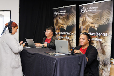 Photo from Ceremony 1 of the TWoA Tāmaki Makaurau 2025 Graduations (May 2025) held at the Mangere Arts Centre in Auckland, New Zealand on Monday, 26 May, 2025. Photo by Mike Walen / KeyImagery Photography. Copyright: © 2025 Te Wānanga o Aotearoa.