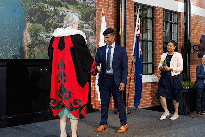 Photo from the HCC NZ Citizenship Ceremony 2 (Afternoon) held at The Atrium, Wintec/Te Pukenga, Hamilton, Waikato, New Zealand at 3:30pm on Monday, 11 March, 2024. Photo: Mike Walen / KeyImagery Photography. Copyright: © Hamilton City Council.