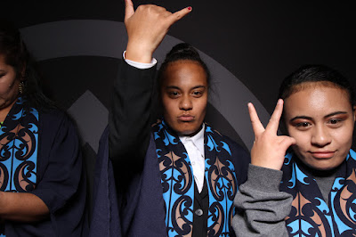 Booth photo from the TWoA Tainui 2019 Graduations (Ceremony 2),  held at Hamilton Boys' High School, Hamilton, New Zealand. Taken: Wednesday 17 April 2019. Photo: InstaBooth / KeyImagery Photography. Copyright: © Te Wānanga o Aotearoa.