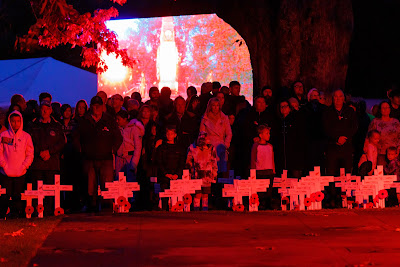 Photo from the Anzac Dawn Parade/Service held at Memorial Park, Hamilton, New Zealand. Taken: Sunday, 25 April 2021. Photo: Mike Walen / KeyImagery Photography. Copyright: © Hamilton City Council.