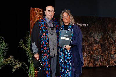 Photo from the TWoA Whirikoka 2023 Graduation (Gisborne), held at the War Memorial Theatre, Gisborne, East Coast, New Zealand on Wednesday 5 April, 2023. Photo by Mike Walen / KeyImagery Photography. Copyright: © Te Wānanga o Aotearoa.