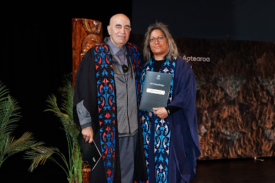 Photo from the TWoA Whirikoka 2023 Graduation (Gisborne), held at the War Memorial Theatre, Gisborne, East Coast, New Zealand on Wednesday 5 April, 2023. Photo by Mike Walen / KeyImagery Photography. Copyright: © Te Wānanga o Aotearoa.