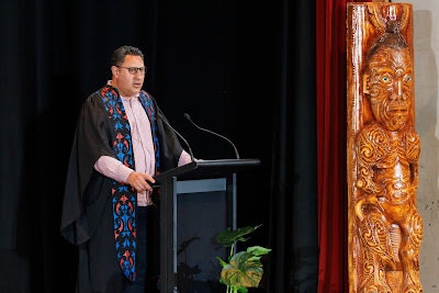 Photo from the TWoA Tāmaki Makaurau 2023 November Graduations (Ceremony 2 @ 6pm), held at the Due Drop Events Centre, Manukau, Auckland, New Zealand on Tuesday, 28 November, 2023. Photo: Mike Walen / KeyImagery Photography. Copyright: © Te Wānanga o Aotearoa.