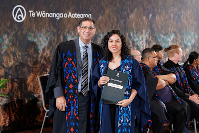 Photo from the TWoA Tāmaki Makaurau 2023 November Graduations (Ceremony 2 @ 6pm), held at the Due Drop Events Centre, Manukau, Auckland, New Zealand on Tuesday, 28 November, 2023. Photo: Mike Walen / KeyImagery Photography. Copyright: © Te Wānanga o Aotearoa.