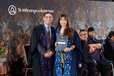 Photo from the TWoA Tāmaki Makaurau 2023 November Graduations (Ceremony 2 @ 6pm), held at the Due Drop Events Centre, Manukau, Auckland, New Zealand on Tuesday, 28 November, 2023. Photo: Mike Walen / KeyImagery Photography. Copyright: © Te Wānanga o Aotearoa.
