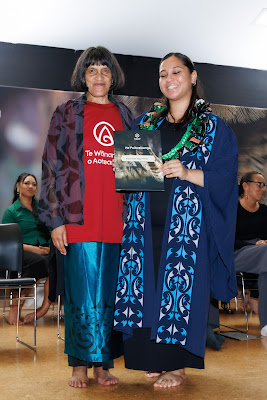 Photo from the TWoA Te Tai Tokerau (Kaitaia) 2025 Graduation held at Te Kura Kaupapa Maori o Pukemiro in Kaitaia, Northland, New Zealand on Monday, 14 April, 2025. Photo by Mike Walen / KeyImagery Photography. Copyright: © 2025 Te Wānanga o Aotearoa.