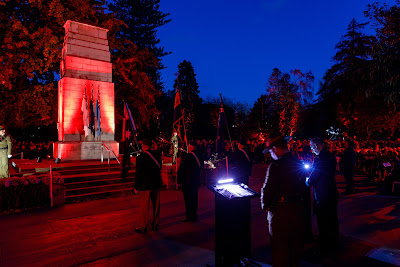Photo from the Anzac Dawn Parade/Service held at Memorial Park, Hamilton, New Zealand. Taken: Sunday, 25 April 2021. Photo: Mike Walen / KeyImagery Photography. Copyright: © Hamilton City Council.