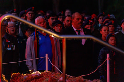 Photo from the Anzac Dawn Parade/Service held at Memorial Park, Hamilton, New Zealand. Taken: Sunday, 25 April 2021. Photo: Mike Walen / KeyImagery Photography. Copyright: © Hamilton City Council.