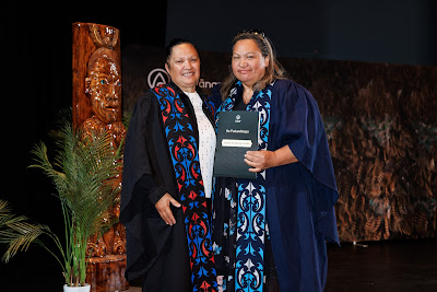 Photo from the TWoA Whirikoka 2023 Graduation (Gisborne), held at the War Memorial Theatre, Gisborne, East Coast, New Zealand on Wednesday 5 April, 2023. Photo by Mike Walen / KeyImagery Photography. Copyright: © Te Wānanga o Aotearoa.