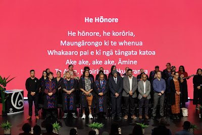 Photo from Ceremony 1 of the TWoA Tāmaki Makaurau 2025 Graduations (May 2025) held at the Mangere Arts Centre in Auckland, New Zealand on Monday, 26 May, 2025. Photo by Mike Walen / KeyImagery Photography. Copyright: © 2025 Te Wānanga o Aotearoa.