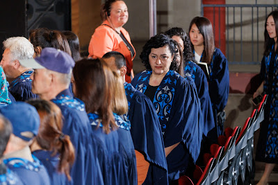 Photo from the TWoA Tāmaki Makaurau 2023 November Graduations (Ceremony 2 @ 6pm), held at the Due Drop Events Centre, Manukau, Auckland, New Zealand on Tuesday, 28 November, 2023. Photo: Mike Walen / KeyImagery Photography. Copyright: © Te Wānanga o Aotearoa.