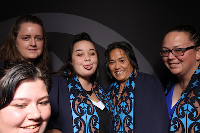 Booth photo from the TWoA Tainui 2019 Graduations (Ceremony 2),  held at Hamilton Boys' High School, Hamilton, New Zealand. Taken: Wednesday 17 April 2019. Photo: InstaBooth / KeyImagery Photography. Copyright: © Te Wānanga o Aotearoa.
