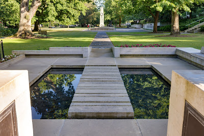 Photo of the Ieper Memorial Garden at Memorial Park in Hamilton, Waikato, New Zealand on Saturday, 11 November, 2023. Photo by Mike Walen / KeyImagery Photography. Copyright: © Hamilton City Council.
