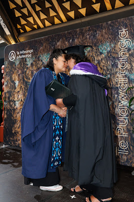 Photo from the TWoA Waiariki 2023 Graduations (Waiwhero), held at Te Puia, Rotorua, Bay of Plenty, New Zealand on Friday, 12 May, 2023. Photo: Mike Walen / KeyImagery Photography. Copyright: © Te Wānanga o Aotearoa.