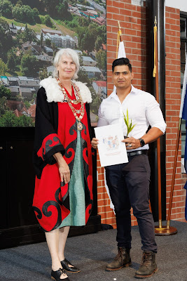 Photo from the HCC NZ Citizenship Ceremony 2 (Afternoon) held at The Atrium, Wintec/Te Pukenga, Hamilton, Waikato, New Zealand at 3:30pm on Monday, 11 March, 2024. Photo: Mike Walen / KeyImagery Photography. Copyright: © Hamilton City Council.