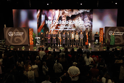 Photo from Ceremony 1 of the TWoA Tāmaki Makaurau 2025 Graduations (May 2025) held at the Mangere Arts Centre in Auckland, New Zealand on Monday, 26 May, 2025. Photo by Mike Walen / KeyImagery Photography. Copyright: © 2025 Te Wānanga o Aotearoa.