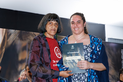 Photo from the TWoA Te Tai Tokerau (Kaitaia) 2025 Graduation held at Te Kura Kaupapa Maori o Pukemiro in Kaitaia, Northland, New Zealand on Monday, 14 April, 2025. Photo by Mike Walen / KeyImagery Photography. Copyright: © 2025 Te Wānanga o Aotearoa.