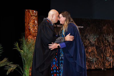Photo from the TWoA Whirikoka 2023 Graduation (Gisborne), held at the War Memorial Theatre, Gisborne, East Coast, New Zealand on Wednesday 5 April, 2023. Photo by Mike Walen / KeyImagery Photography. Copyright: © Te Wānanga o Aotearoa.