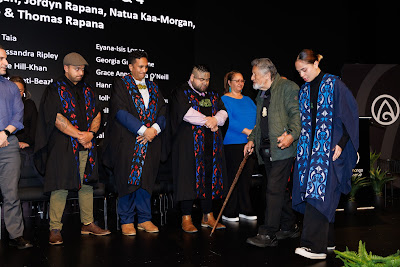 Photo from Ceremony 2 of the TWoA Tāmaki Makaurau 2025 Graduations (May 2025) held at the Mangere Arts Centre in Auckland, New Zealand on Monday, 26 May, 2025. Photo by Mike Walen / KeyImagery Photography. Copyright: © 2025 Te Wānanga o Aotearoa.