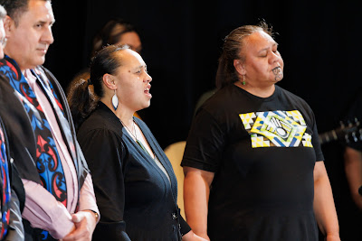 Photo from the TWoA Tāmaki Makaurau 2023 November Graduations (Ceremony 2 @ 6pm), held at the Due Drop Events Centre, Manukau, Auckland, New Zealand on Tuesday, 28 November, 2023. Photo: Mike Walen / KeyImagery Photography. Copyright: © Te Wānanga o Aotearoa.