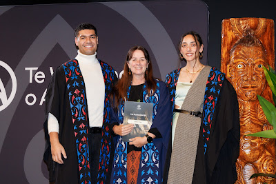 Photo from Ceremony 2 of the TWoA Tāmaki Makaurau 2025 Graduations (May 2025) held at the Mangere Arts Centre in Auckland, New Zealand on Monday, 26 May, 2025. Photo by Mike Walen / KeyImagery Photography. Copyright: © 2025 Te Wānanga o Aotearoa.