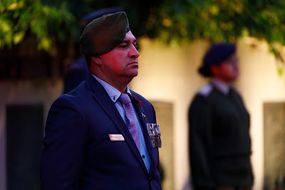Photo from the Anzac Dawn Parade/Service held at Memorial Park, Hamilton, New Zealand. Taken: Sunday, 25 April 2021. Photo: Mike Walen / KeyImagery Photography. Copyright: © Hamilton City Council.