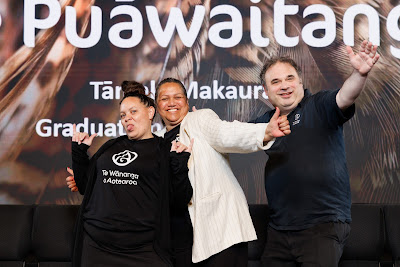 Photo from Ceremony 4 of the TWoA Tāmaki Makaurau 2025 Graduations (May 2025) held at the Mangere Arts Centre in Auckland, New Zealand on Tuesday, 27 May, 2025. Photo by Mike Walen / KeyImagery Photography. Copyright: © 2025 Te Wānanga o Aotearoa.