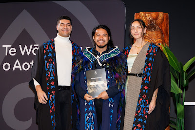 Photo from Ceremony 2 of the TWoA Tāmaki Makaurau 2025 Graduations (May 2025) held at the Mangere Arts Centre in Auckland, New Zealand on Monday, 26 May, 2025. Photo by Mike Walen / KeyImagery Photography. Copyright: © 2025 Te Wānanga o Aotearoa.