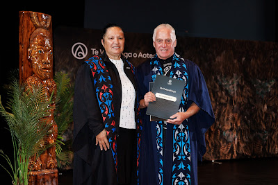 Photo from the TWoA Whirikoka 2023 Graduation (Gisborne), held at the War Memorial Theatre, Gisborne, East Coast, New Zealand on Wednesday 5 April, 2023. Photo by Mike Walen / KeyImagery Photography. Copyright: © Te Wānanga o Aotearoa.